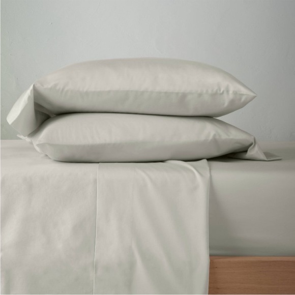 Casaluna Bedding Casaluna Nwt 50tc Washed Supima Sateen Solid Sheet